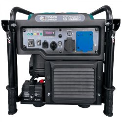Groupe électrogène inverter hybride gaz/essence DE 6,5 kW - KÖNNER & SÖHNEN - 6500IEG