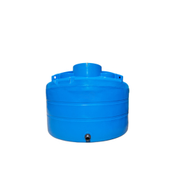 Cuve de stockage d'eau 4000L - PREMIUM - Citerne aérienne avec vanne PVC DN50 et vidange pro