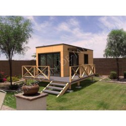 Studio de jardin - maison de jardin avec ossature bois - 20 m² tout équipé et isolé