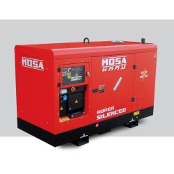 GE 50 PS SX groupe électrogène diesel Perkins - MOSA - génération triphasée 46 kVA, super insonorisé, 12h d'autonomie