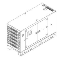 Groupe électrogène Diesel 400/230 V - 50 Hz - 3 Phases - AD490 (EU) - Motorisation Doosan Hyundai 414 kW
