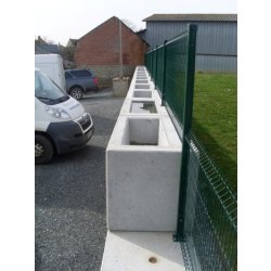 Bloc béton jardinière