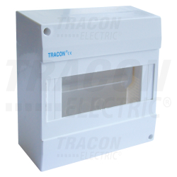 Boîte de distribution en saillie - sans cache 1×8 modul - IP40 - dimensions 160×160×62mm
