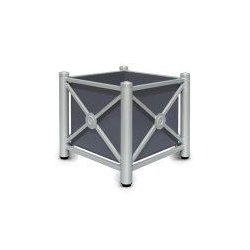 Jardinière DELORME Comète 78×78 - Acier inoxydable avec peinture époxy antirouille