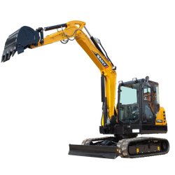 Mini-pelle 5,78 t - SANY SY60 - 45 kW - cabine isolée et force d'excavation élevée