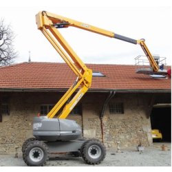 Nacelle articulée diesel, hauteur de travail 20 m idéale pour les gros oeuvre - MANITOU 200 ATJ - disponible en location