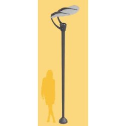 WS4 Modern Lantern - Art Metal - Mât d'éclairage public