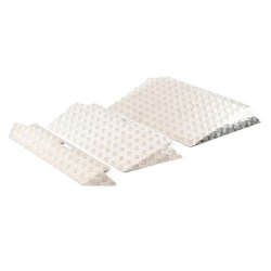 Rampe de seuil avec débords - Revêtement antidérapant - Plusieurs longueurs disponibles