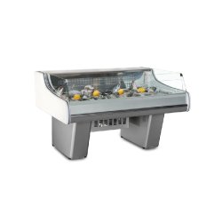 Vitrine réfrigérée Lamparo - spéciale poissonnerie - température réglable 0/+3°C - cuve inox