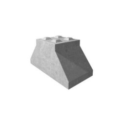 Bloc béton empilable - format Lego 160.80.80_W - 1,8 tonnes - béton NF