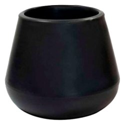 WellHome - Pot en polyéthylène rotomoulé 41L 41x41x35 en coloris Anthracite - Top Garden Adam - noir PLS064