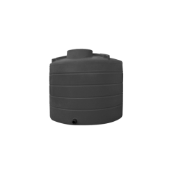 Cuve de stockage d'eau aérienne 8000L - BASIC - AQUA 8000 avec vanne PVC et vidange pro