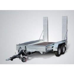 Remorque porte engin - Transport sécurisé et robuste pour machines de chantier