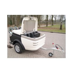 FLEXJET55 - Hydrocureuse sur remorque avec cuve 400L et pompe Speck P30 150B-45Lpm