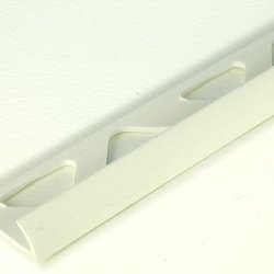 Profilés en PVC - 1/4 de rond PVC 10 mm - 2.50 ml - Blanc