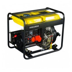 Groupe électrogène diesel ouvert DG6100XE - moteur 4 temps à injection directe - régulation AVR