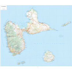 Carte guadeloupe michelin