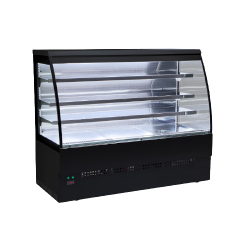 Vitrine réfrigérée semi-verticale ORSINI - 4 longueurs disponibles, froid positif, 3 étagères + base, EUROVITRINE