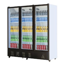 Romux® Professional Vitrine Réfrigérée MC 3 Portes 1150 Litres Ventilées | Vitrine a boissons | Réfrigération Verticale Positive - 8435811803823