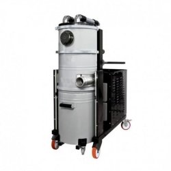 Aspirateur industriel TS1500AR - 2 turbines double étage, 1040m3/h, filtration H14, bac 100L