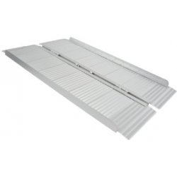 Rampe d'accès simple pliable en aluminium - MX-SC-090 - longueur ajustable et surface antidérapante