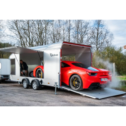 Remorque porte voiture fermé - Suspensions indépendantes - Debon Roadster 2000