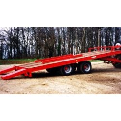 Plateau porte engin - R.P.E. - 10-15-20T - Plateau basculant avec freinage hydraulique