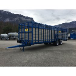 Bétaillère série spéciale 2 essieux toute aluminium - jp construction - type: bet 600 à bet 12 000