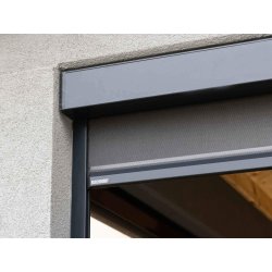 Volet roulant solaire à toile ajourée compact, design et résistant - ID-ZIP - BUBENDORFF