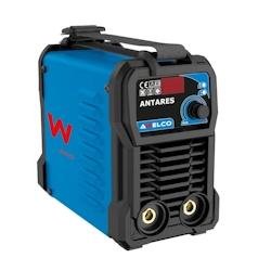 Poste à Souder 15-160A Soudeuse Inverter MMA ANTARES 160 IGBT Electrodes Ø1,6 à 4,0 mm Awelco - bleu 8004386511602