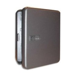 Reskal - Armoire à clés en acier avec serrure à combinaison 3 chiffres - 45 clés - Gris anthracite