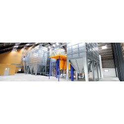 Silo de stockage carré et modulaire BM pour céréales, granulés, farine et pellets