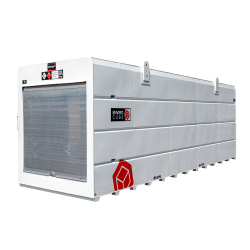 Cuve fioul gros litrage double paroi - Kit pompe inclus - Sécurité renforcée - 6 tailles disponibles jusqu'à 50000L