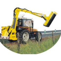 Machine 5000 - Broyeur d'accotement Tail'net avec portée au sol de 5m, rotor 1,20m et sécurité hydraulique