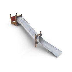 Toboggan tubulaire réf-8066685 - HAGS - montage en 19 heures - dimensions 6700x4200x2200 mm