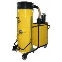 Aspirateur industriel triphasé TS1800PN avec décolmatage automatique des filtres - Disponible en location et en vente - Référence : TS1800PN