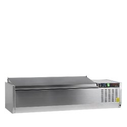 Tefcold Vitrine réfrigérée GN1/4  GVC33-160 S/S - GVC33-160 S/S