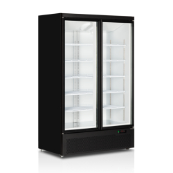 Vitrine réfrigérée verticale MAXI FRESH 2 portes - 809 litres - 1253 x 710 x 2003 mm - froid positif ventilé