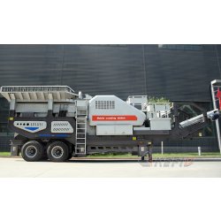 Station mobile de concasseur à mâchoires Kefid - capacité jusqu'à 650 t/h - dimensions compactes