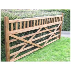 190 36001 00004 - Barrière agricole type haras - 3,60m x 1,50m - Pin sylvestre traité autoclave