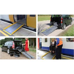 Rampes d'accès Portaramp - Pour véhicules et trains PMR - Sur mesure et légères