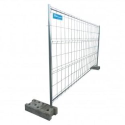 Barrières de chantier mobile grillagée 350x190 cm - Cadre 4 - Longueur 3500 mm - Hauteur 1900 mm
