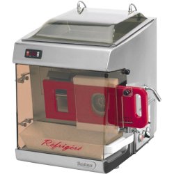 Hachoir à viande professionnel réfrigéré Setna - HR-SETNA - inox 18-10, double coupe, moteur 1,5 CV