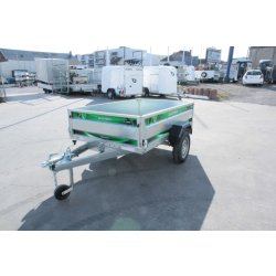 Remorque démontable sans frein DAXARA 218 - béquilles de stabilisation, fabrication française, polyvalente et performante