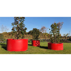 Jardinière entièrement recyclable - ZETA - Polyéthylène rotomoulé, 21 coloris, jusqu'à 2400L