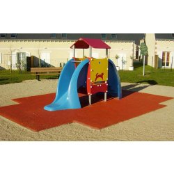 Ludipitchoun Seville - Ref : 5777P/SB - Toboggan en aluminium et polyester pour enfants de 18 mois à 6 ans