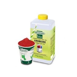 Slushyboy Sirop pour granité FRAISE BIO - Carton de 8 bouteilles de 1L - 4260346382734