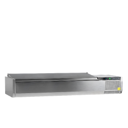 Vitrine réfrigérée GN1/3 VK38-200 S/S LID L2000 mm 16528 TEFCOLD