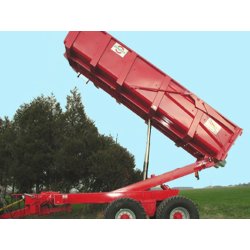 B160BV remorque agricole semi-élévatrice - Delaplace - Charge 16T avec sécurité flèche et béquille hydraulique