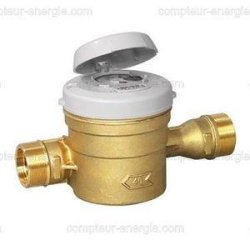 Compteur d'eau froide MID R200 à turbine - Itron Flostar M fileté - DN40 et DN50
